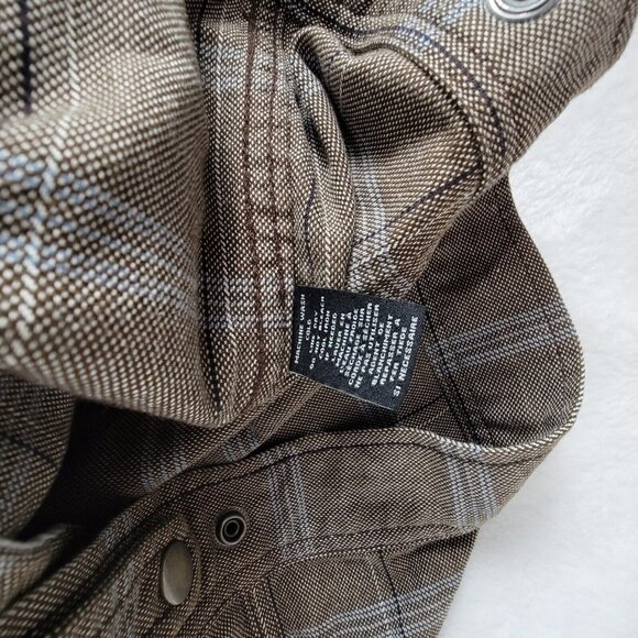 MARC By MARC JACOBS Men's Tartan Check Jeans Denim Jacket Cotton Size Medium - Picture 5 of 9